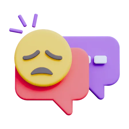 Empty Chat  3D Icon