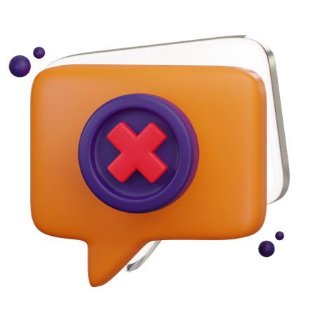 Empty Chat  3D Icon