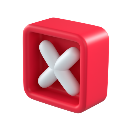 Empty Checkboxes  3D Icon