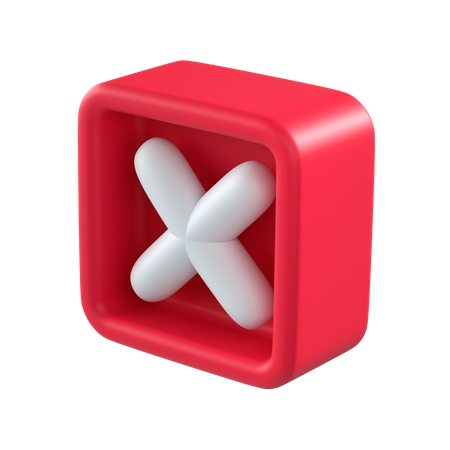 Empty Checkboxes  3D Icon