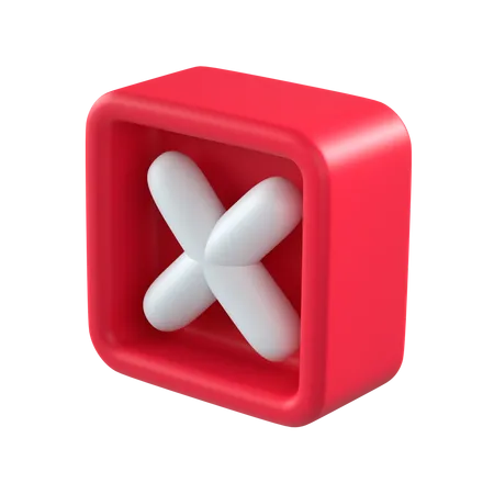 Empty Checkboxes  3D Icon