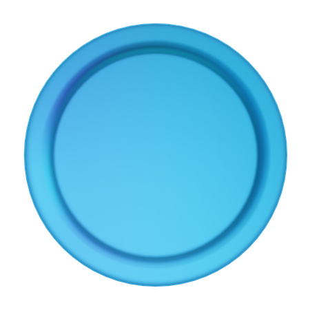 Empty Coin  3D Icon