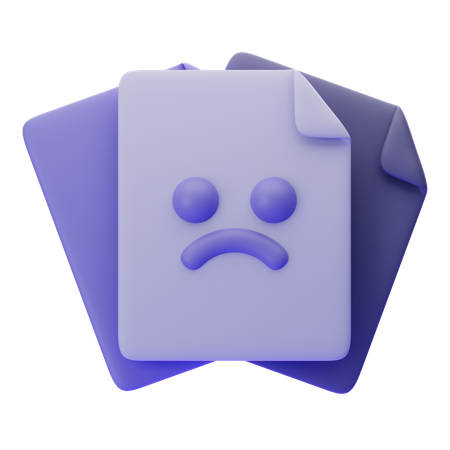 空の文書  3D Icon