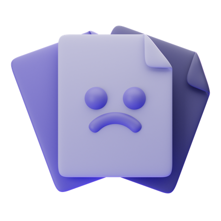 EMPTY DOCUMENT  3D Icon