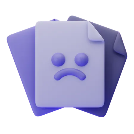 EMPTY DOCUMENT  3D Icon