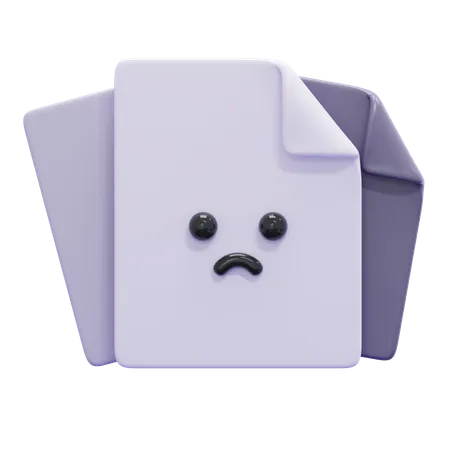 EMPTY DOCUMENT  3D Icon