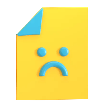 Empty Document  3D Icon