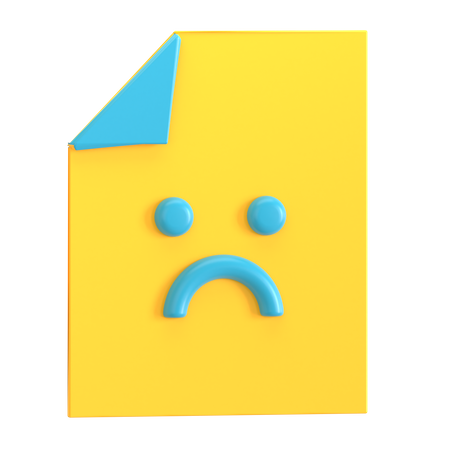 Empty Document  3D Icon