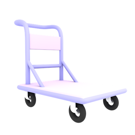 Empty Dolly  3D Icon