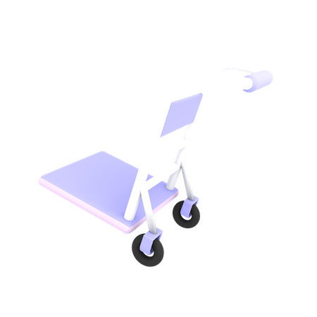 Empty Dolly  3D Icon