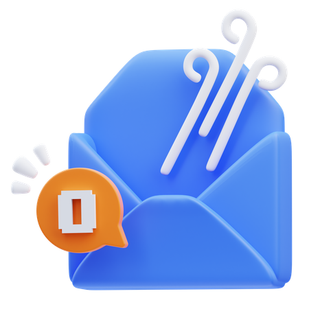 Empty Email 3D Icon