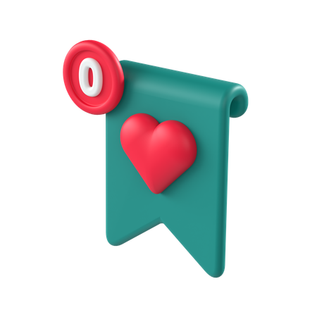 Empty Favorites  3D Icon