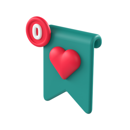 Empty Favorites  3D Icon