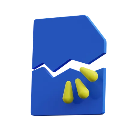 Empty File  3D Icon