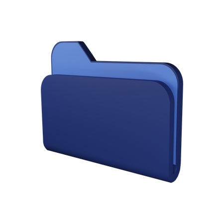 Empty folder  3D Icon