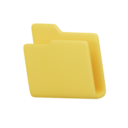 Empty folder  3D Icon