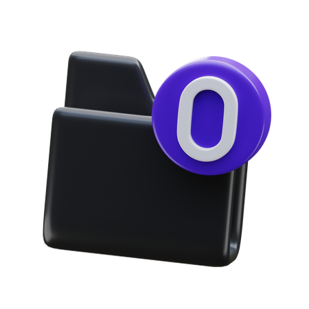 Empty Folder  3D Icon