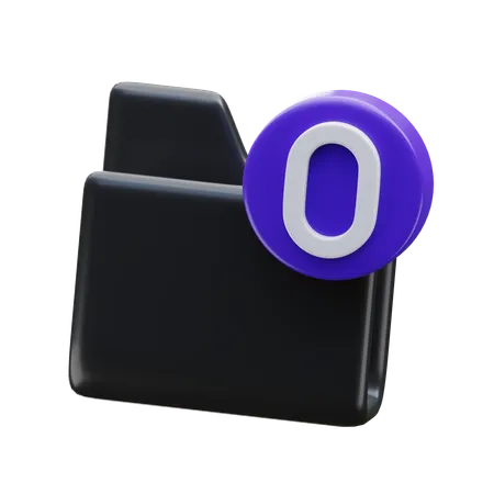 Empty Folder  3D Icon