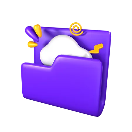 Empty Folder  3D Icon