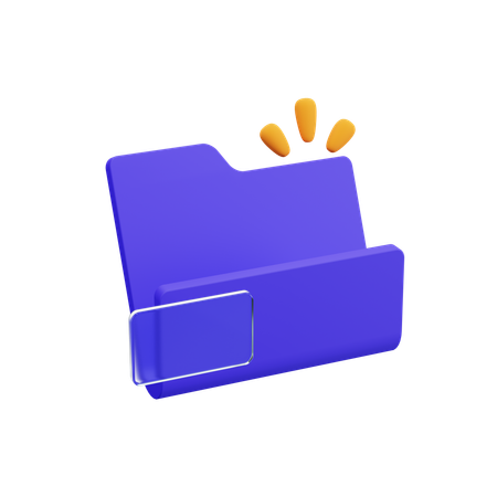 Empty Folder  3D Icon