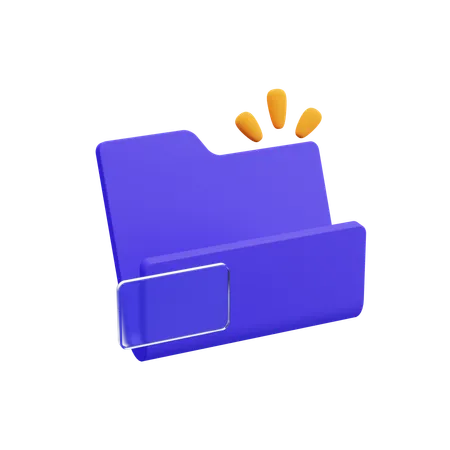 Empty Folder  3D Icon