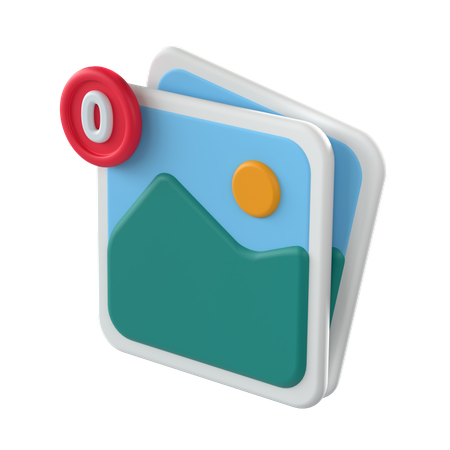 空のギャラリー  3D Icon