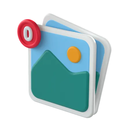 空のギャラリー  3D Icon