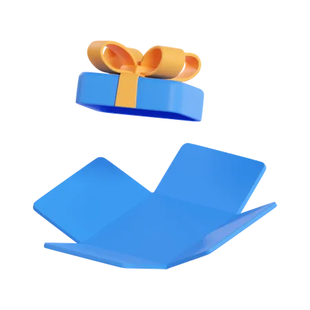 Empty Gift Box 3D Icon