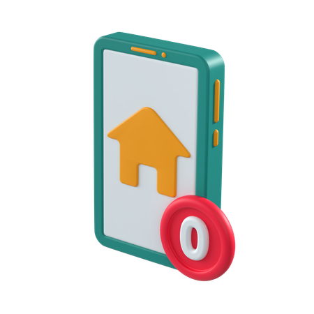 Empty Home Screen  3D Icon