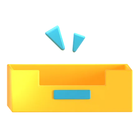 Empty Inbox  3D Icon