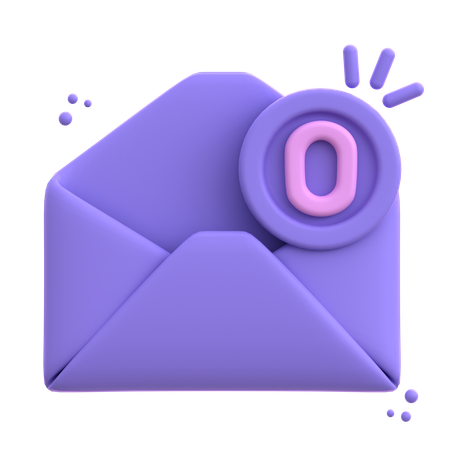 Empty Inbox  3D Icon