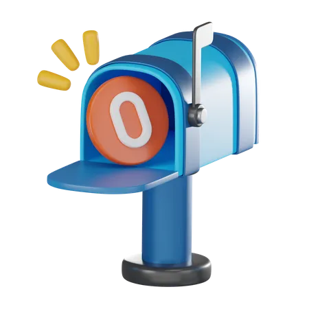 Empty Inbox  3D Icon