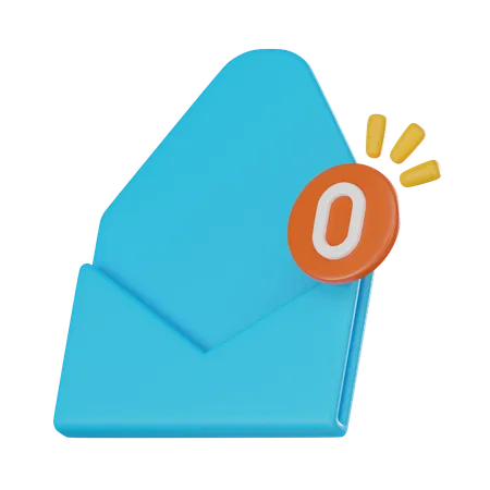 Empty Inbox  3D Icon