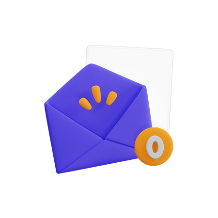 Empty Mail  3D Icon