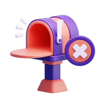 Empty Mail Box  3D Icon