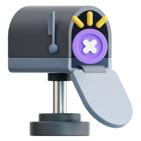 Empty Mailbox  3D Icon