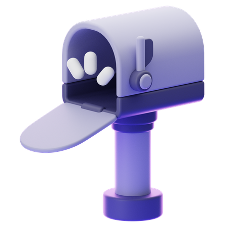 EMPTY MAILBOX  3D Icon