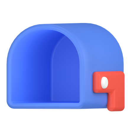 Empty mailbox  3D Icon