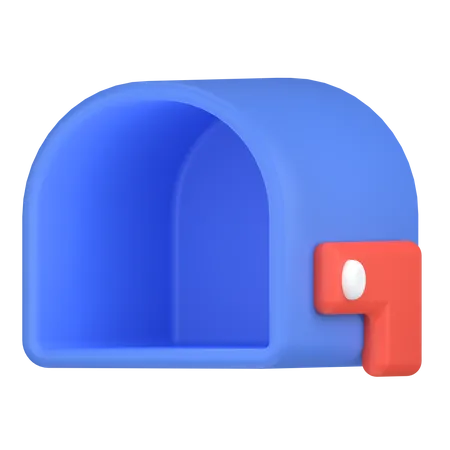 Empty mailbox  3D Icon