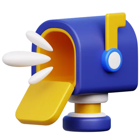 Empty Mailbox  3D Icon