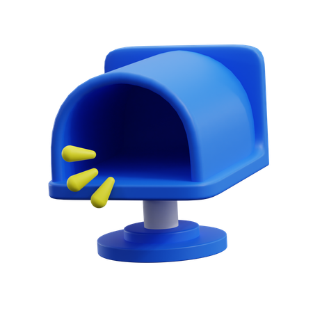 Empty Mailbox  3D Icon