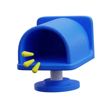 Empty Mailbox  3D Icon