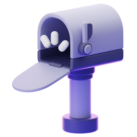 EMPTY MAILBOX  3D Icon