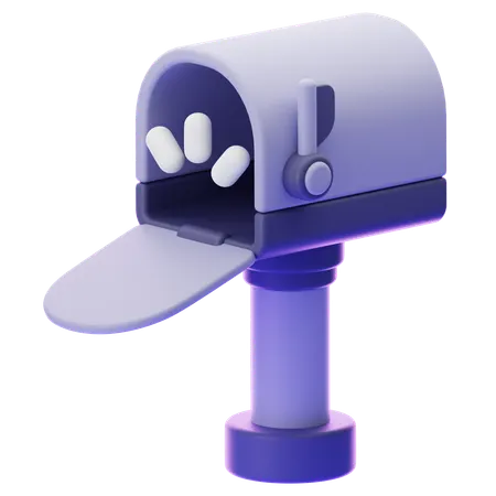 EMPTY MAILBOX  3D Icon