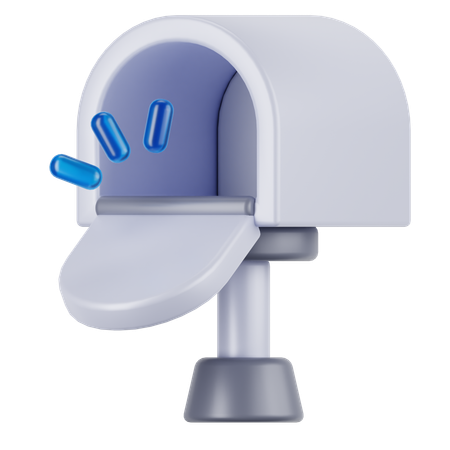 Empty Mailbox  3D Icon