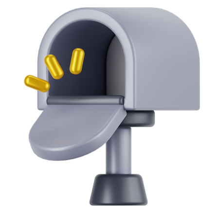 Empty Mailbox  3D Icon