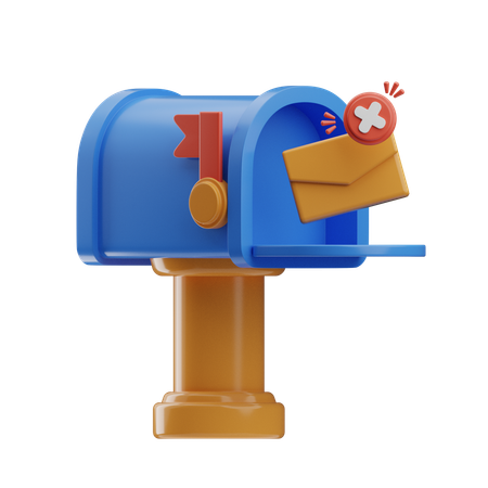 Empty Mailbox  3D Icon