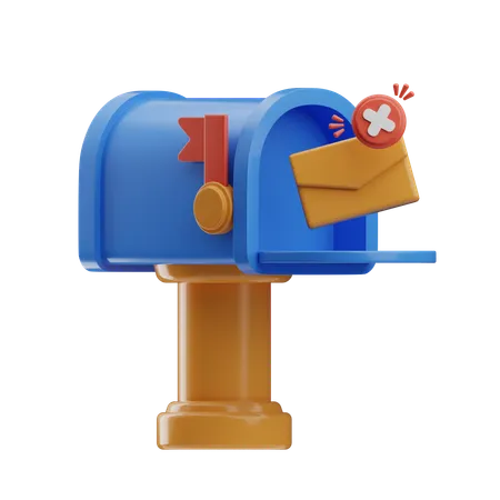 Empty Mailbox  3D Icon