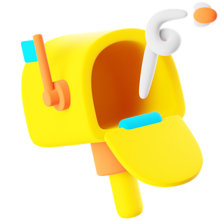 Empty Mailbox  3D Icon