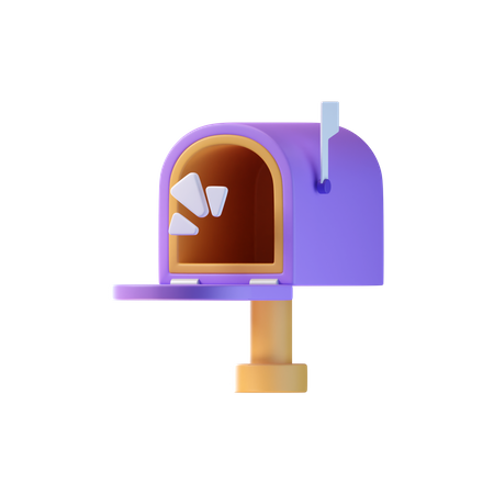 Empty Mailbox  3D Icon